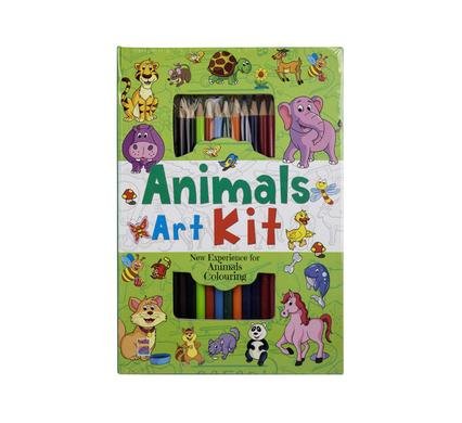 Book activity animal art kit