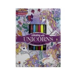 Book colouring with unicorns