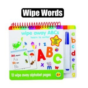 Book edu dry wipe words